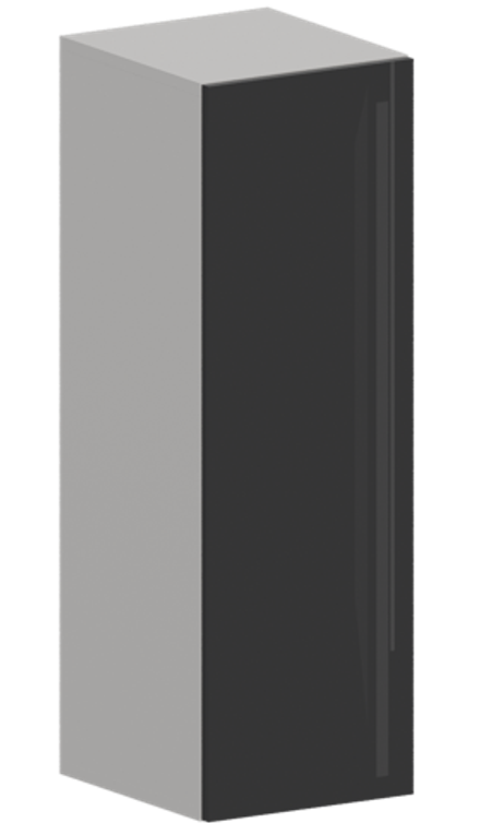 Кухня Модуль ШВ 309 Ликата / Графит Глянец