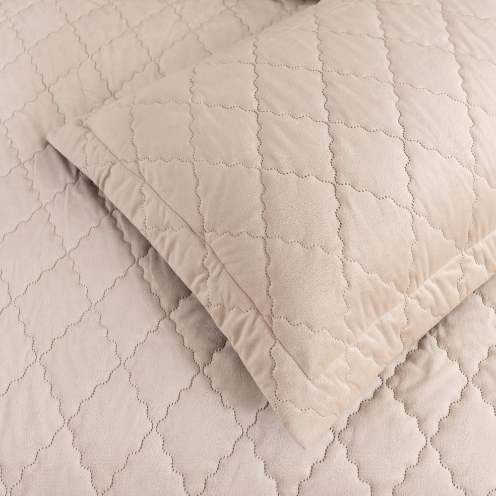 Покрывало 240х260 Деметра светлый беж