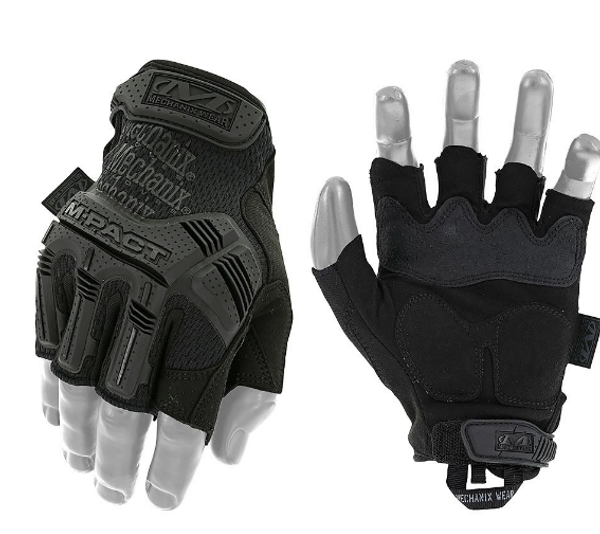 Перчатки Mechanix  M-Pact  black (беспал.)