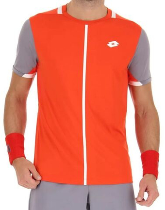 Мужская теннисная футболка Lotto Top IV Tee - красный