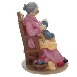 GAEM Фигурка декоративная "Бабушка/Дедушка", L11 W11 H17 см, 2в.