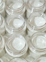 Блёстки Глиттер 301-06мм Белый прозрачный глянец - универсальные