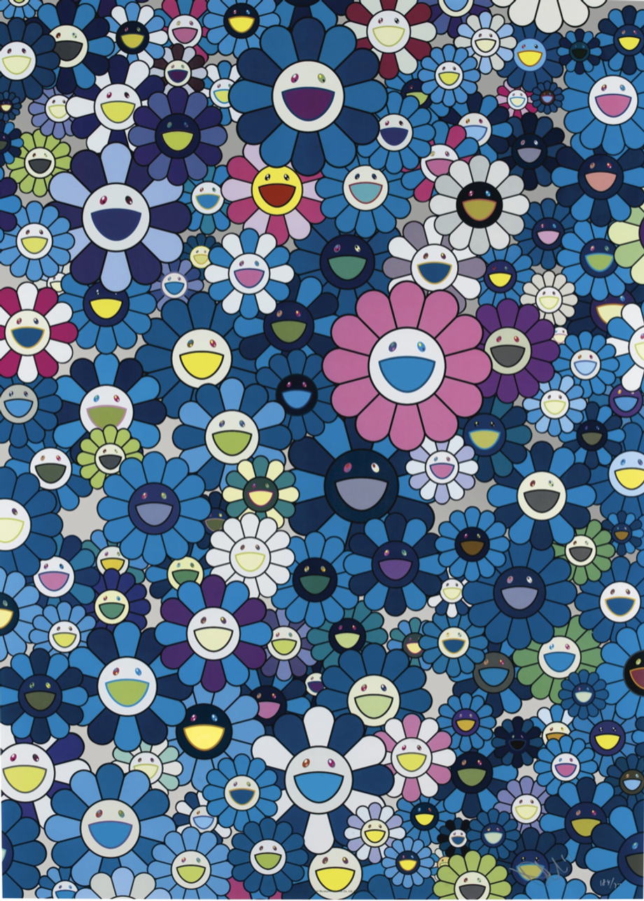 Такаси Мураками. An Homage to IKB 1957 C из серии «Homage to Yves Klein». 2012