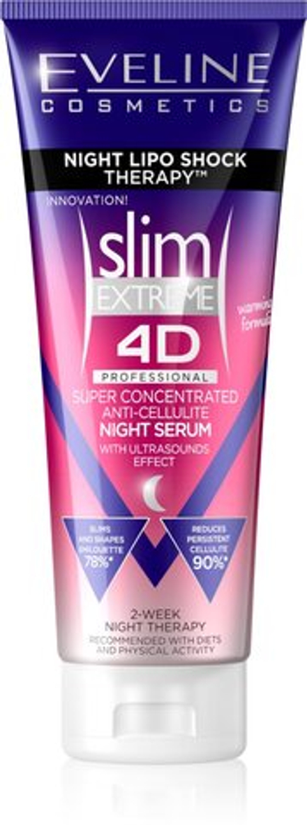 Eveline Cosmetics Slim Extreme - Высококонцентрированная ночная сыворотка с согревающим эффектом /   250  ml  / GTIN 5901761916034