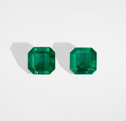 Изумруд, Октагон, 2 шт / 10,01 карат, Замбия
