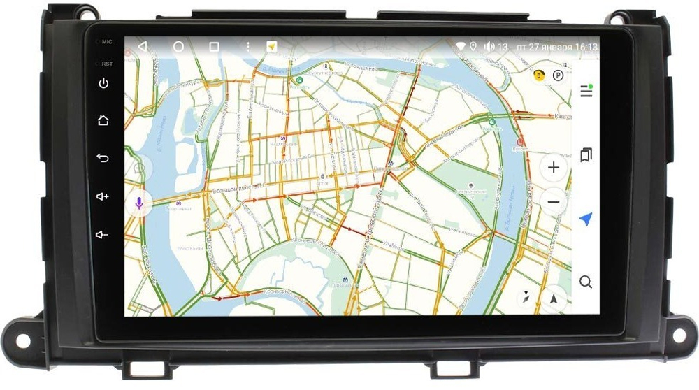 Магнитола для Toyota Sienna 2010-2014 - Vaycar VA77-1887 на Android 13, 8-ядер, 2Гб-32Гб, 4G SIM-слот