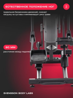 Эллиптический тренажер домашний SVENSSON BODY LABS HELIOS
