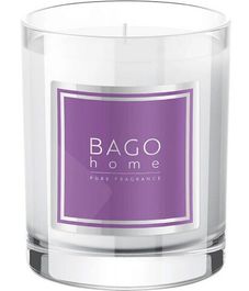 Пудровый, ароматическая свеча, Bago home