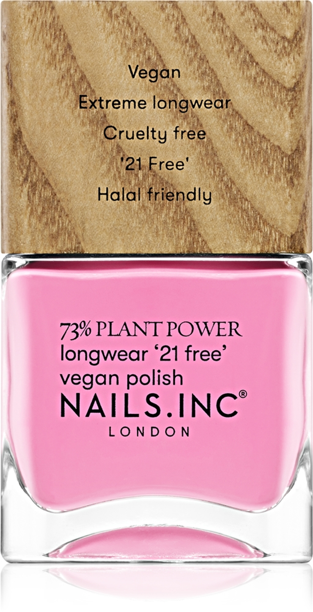 Nails Inc. Plant Power - Долговременный лак для ногтей оттенок Detox On Repeat, 14 ml