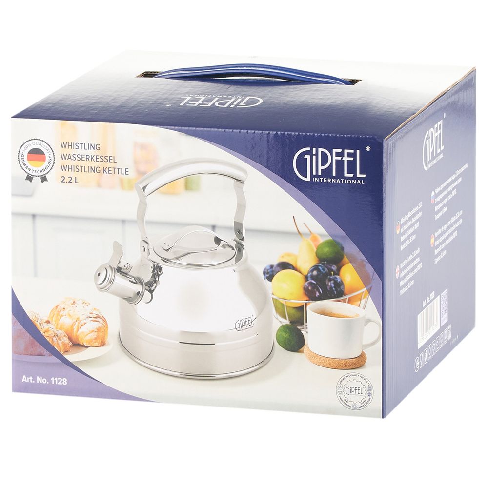 Чайник для плиты Gipfel 1128 2,2 л со свистком