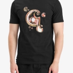 Футболка Carhartt WIP Solar Chrome C-Logo чёрная