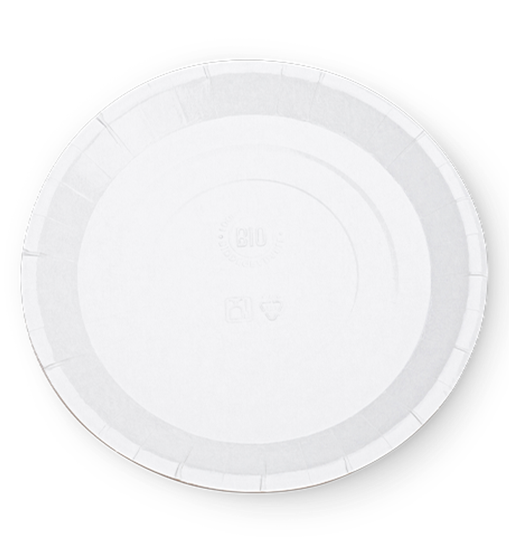 OSQ Упаковка PLATE 180мм WB (100/1400) (тарелка белая)