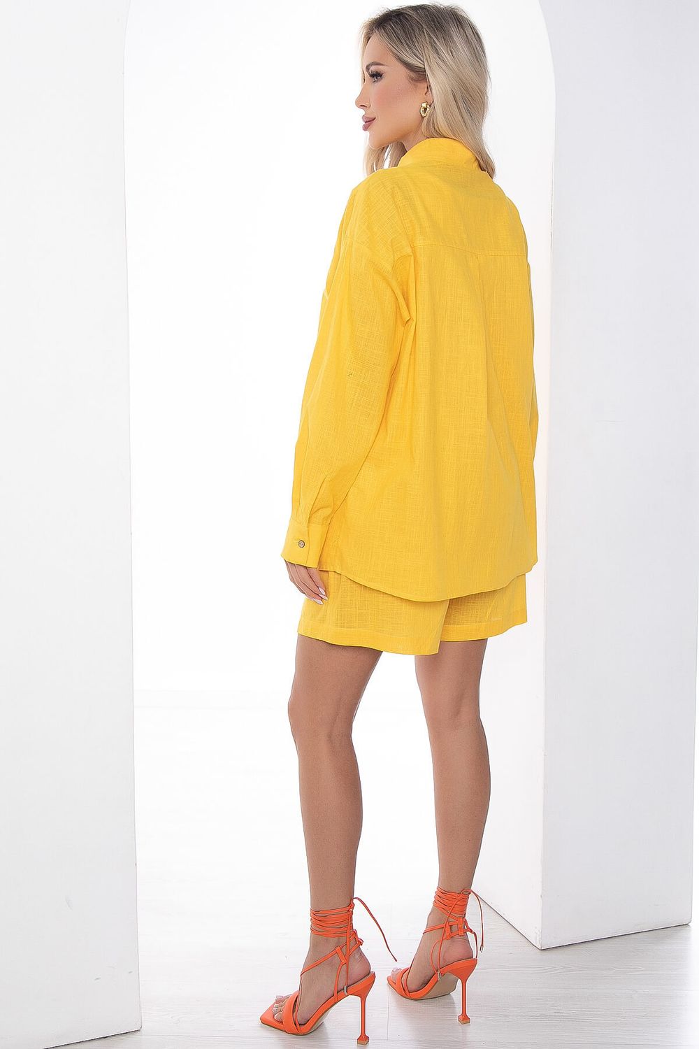 Рубашка Харли (желтая) Б10579 LT Collection