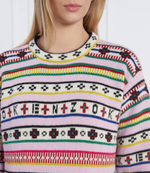 Хлопковый свитер Kenzo - пудрово-розовый(FC62PU3173CH)