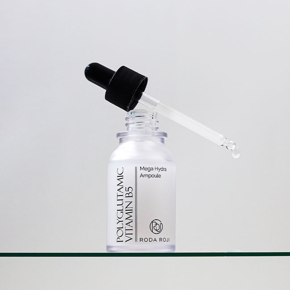 Roda Roji Polyglutamic Vitamin B5 Mega Hydra Ampoule интенсивная увлажняющая сыворотка с полиглутаминовой кислотой и пантенолом