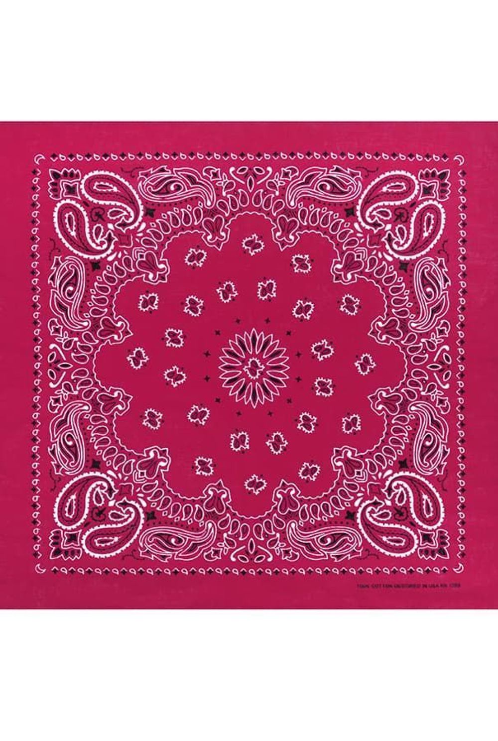 Бандана малиновая фото