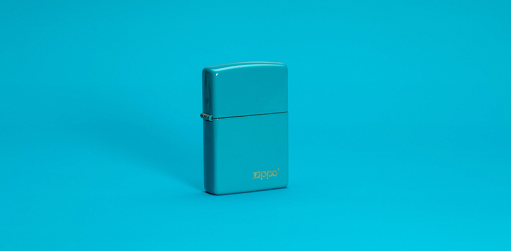 Зажигалка Classic Flat Turquoise ZIPPO 49454ZL