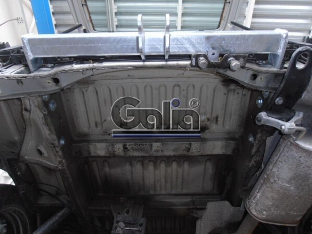 Фаркоп оцинкованный Galia V064C для Volkswagen Transporter / Caravelle / Multivan T5 2003-2015, T6 2015-(паспорт и сертификат в комплекте)(без электрики)