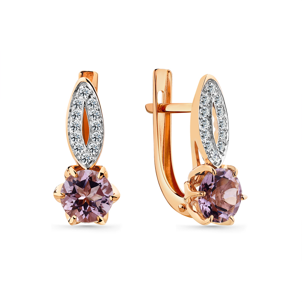 Серьги из золота 585 пробы