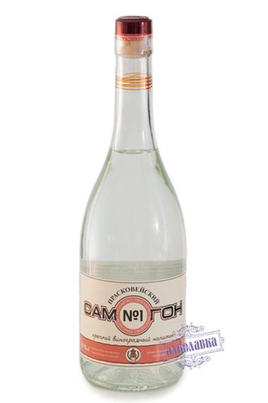 ПРАСКОВЕЙСКОЕ. САМОГОН ПРАСКОВЕЙСКИЙ №1 ВИНОГРАДНЫЙ. 0,7 Л