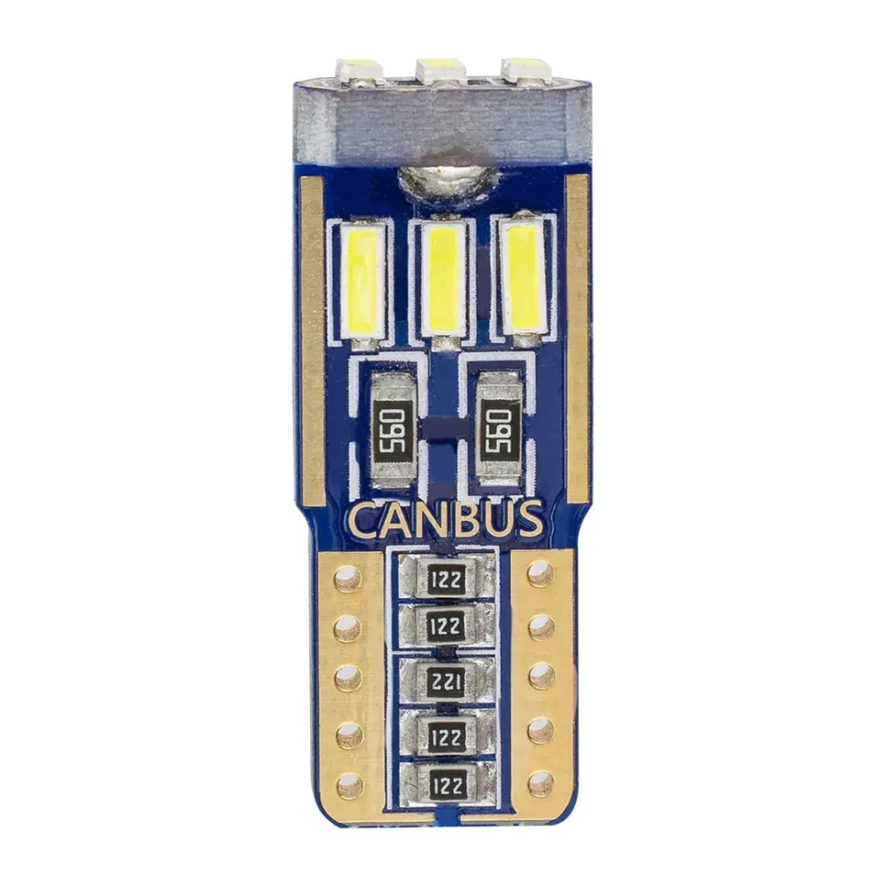 Лампочка светодиодная T10-4014-9SMD, 12v белая KING T10-4014-9SMD W