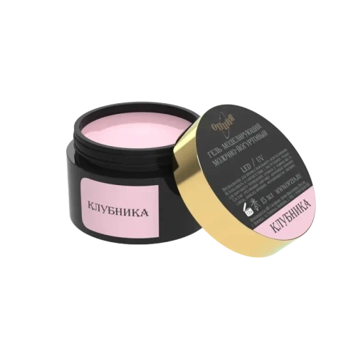 Гель моделирующий молочно-йогуртовый Клубника 15мл