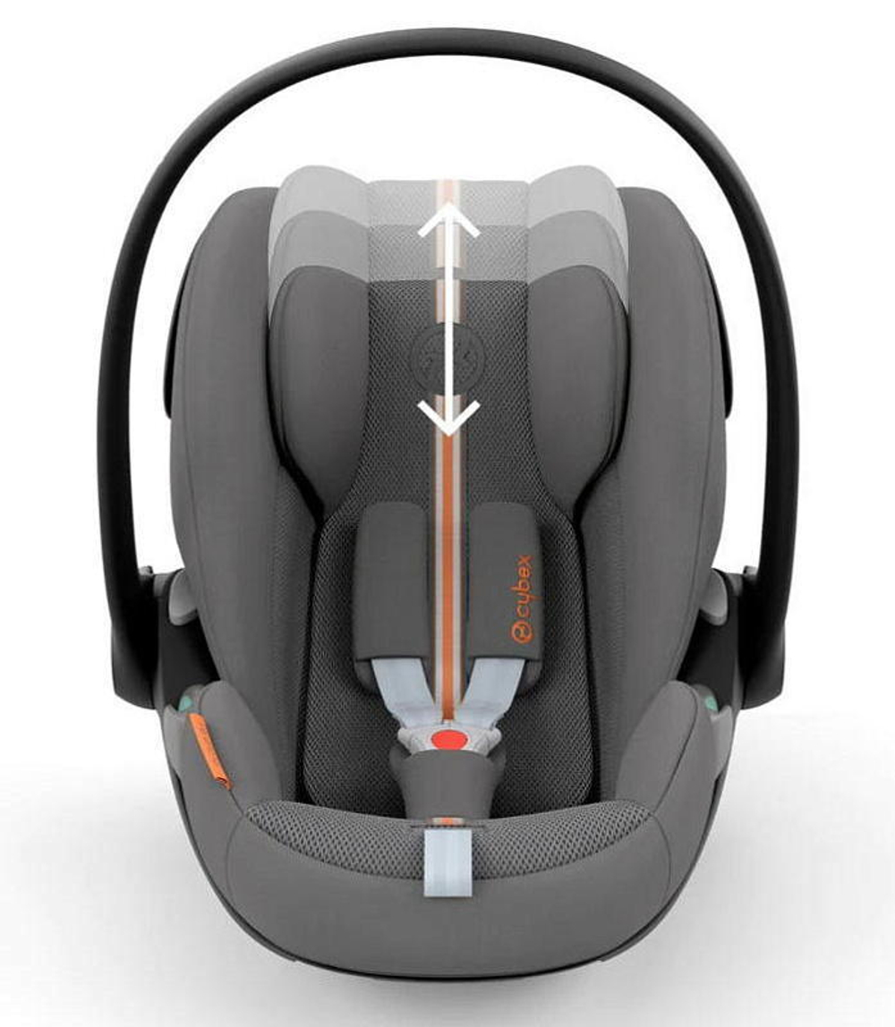 Коляска Cybex Priam IV Rosegold complete и автокресло Cloud G i-Size Lava Grey Plus 3 в 1 Sepia Black