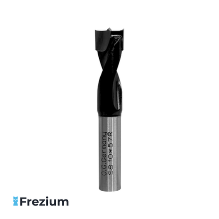 Присадочное сверло по дереву для присадочных фрезеров и Mafell "O.G.Germany" (10x57R S8; Глухое отверстие; 181122)