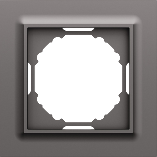 Рамка 1-я, Wave матовый титан, серия A07