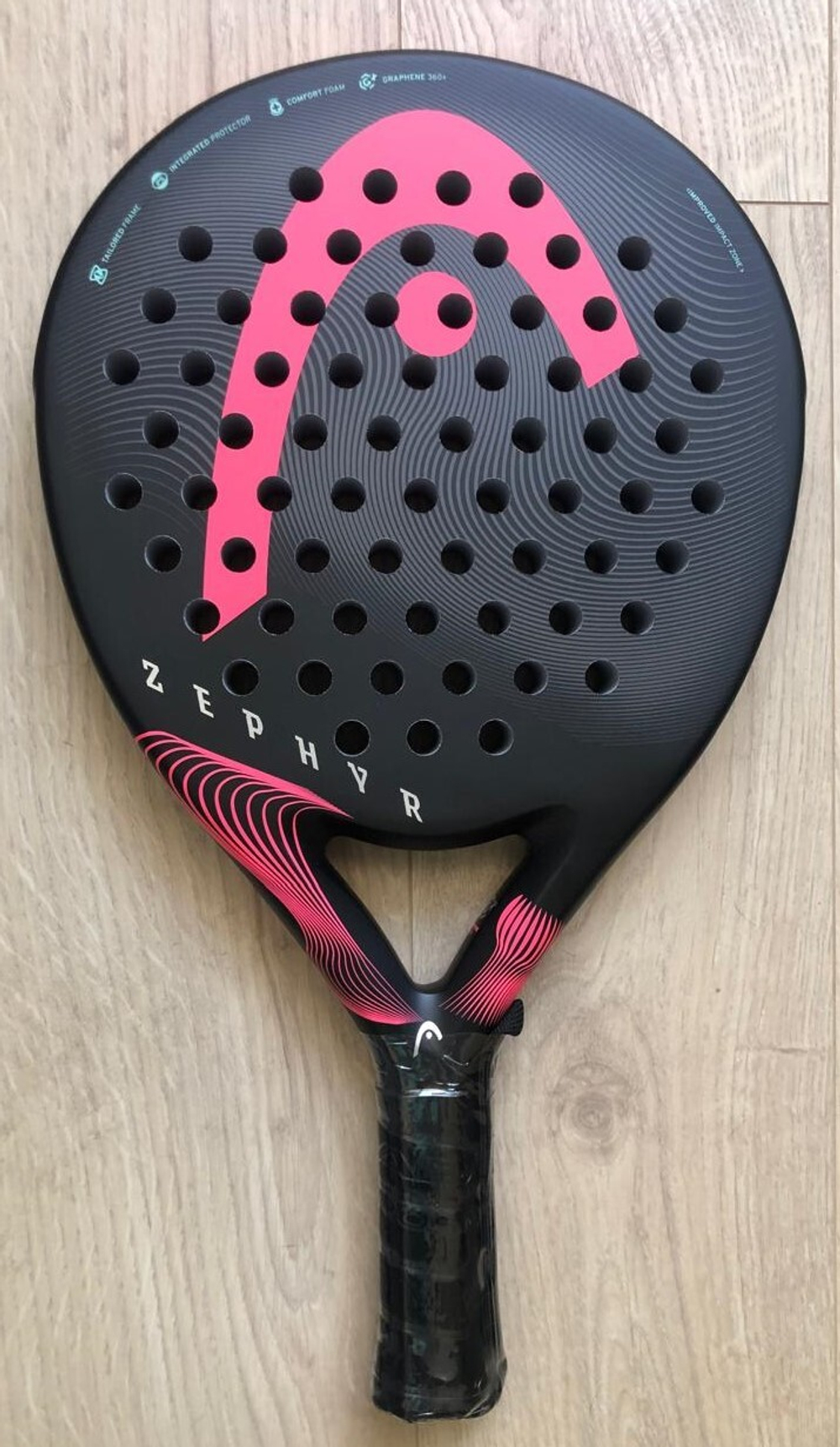 Ракетка для падел Zephyr Pro черный красный Head