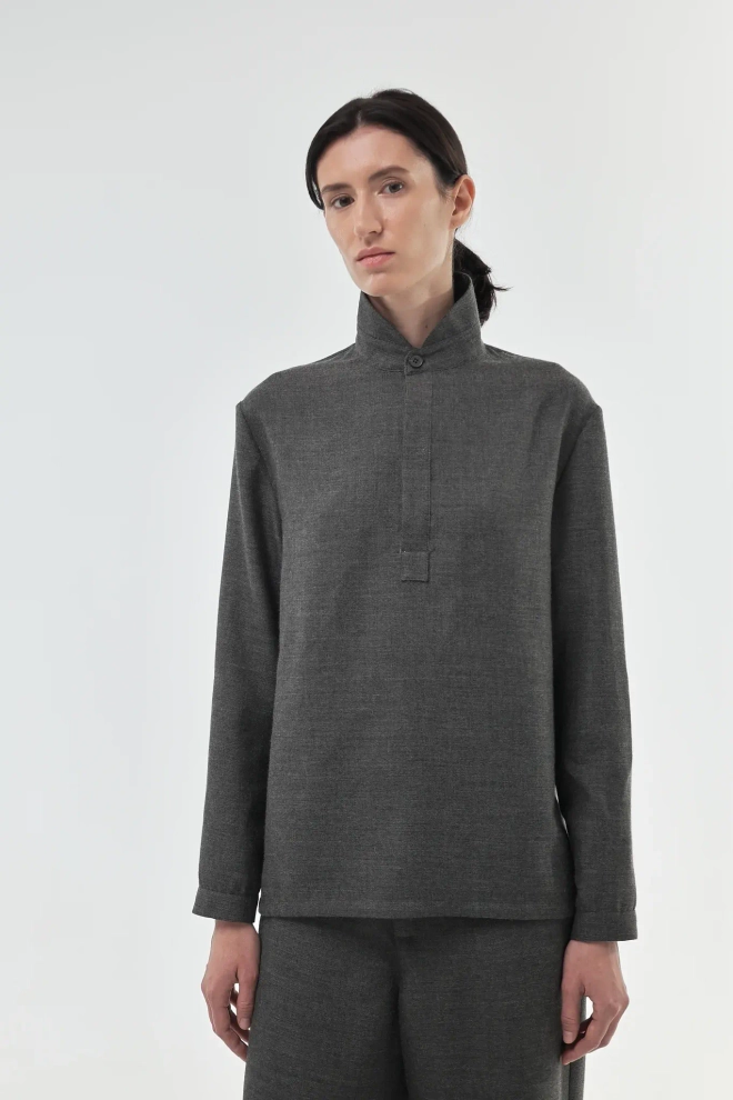 Поло с длинным рукавом