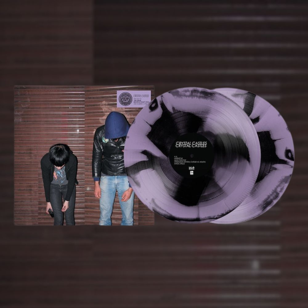 Crystal Castles - Crystal Castles - Black & Violet 2LP - #975/2500