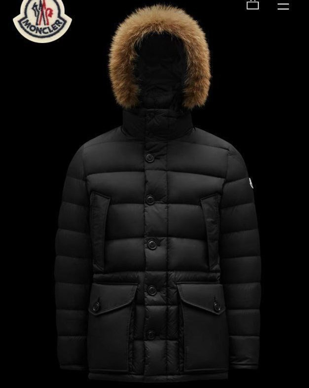 Пуховик Moncler Cluny