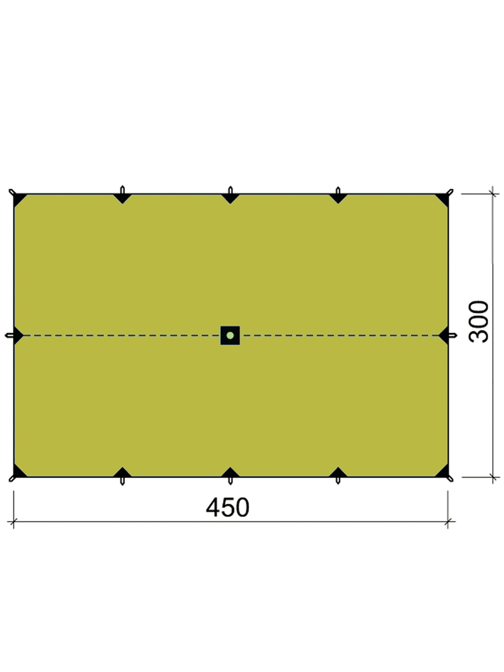 ТЕНТ BASK CANOPY V3 3X4.5