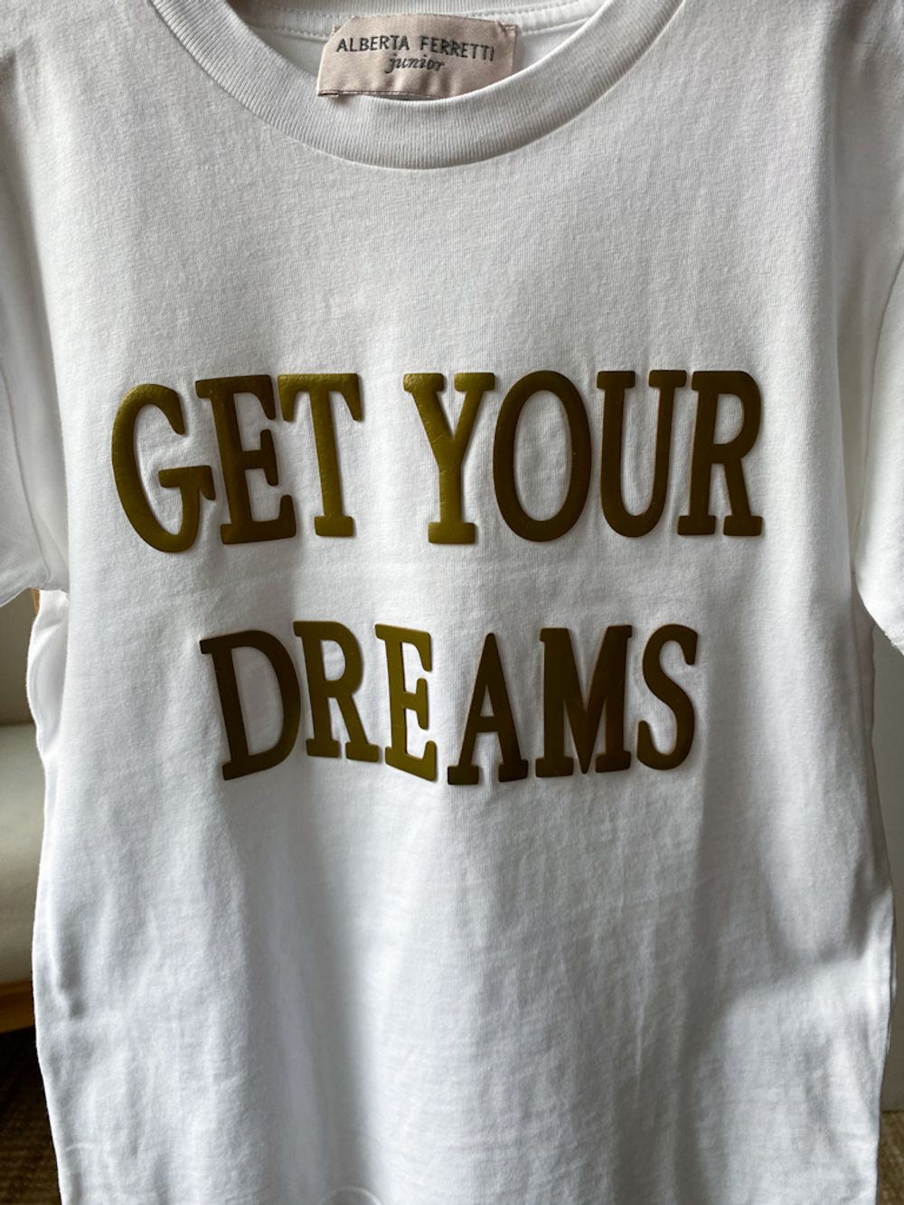 Хлопковая футболка Alberta Ferretti, 128