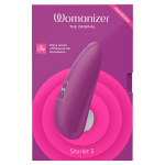 Фиолетовый бесконтактный клиторальный стимулятор 11,7см Womanizer Starlet 3 Violet WZ231SG4
