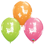 Шар латексный 28см Лама (Ассорти)