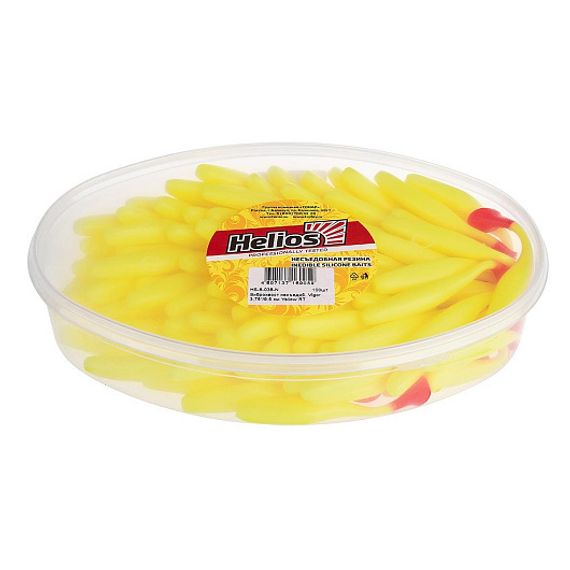 Виброхвост несъедоб. Vigor 3,75&#39;/9.5 см Yellow RT 100шт. (HS-6-038-N) Helios