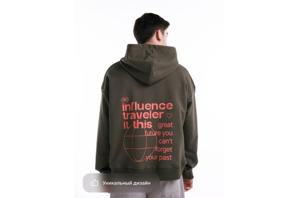 Худи RoadLike Hoods onesize plus, хаки