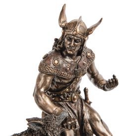 Veronese WS-1086 Статуэтка «Бог воинской доблести Тюр и Фенрир»