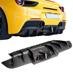 Карбоновый диффузор заднего бампера для Ferrari 488 2015-2020 Феррари