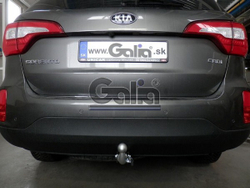 Фаркоп оцинкованный Galia H091A для Hyundai Santa Fe 2012-2018, Kia Sorento 2012-2015, 2015-(паспорт и сертификат в комплекте)(без электрики)