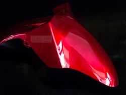 61100-KWN-900ZC, FENDER SET, FR.*R340C*. RED. Honda PCX. (R340C CANDY ROSY RED)