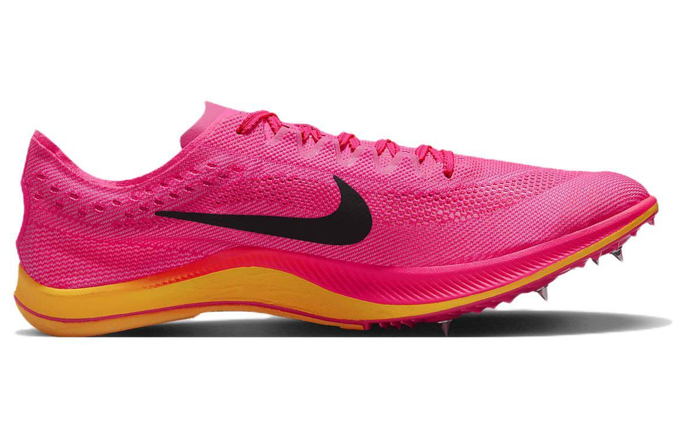 Nike Zoomx Dragonfly lightweight foam track and field racing shock absorption, non-slip, wear-resistant wrapping, low-cut carbon board marathon running shoes for men and women the same style red