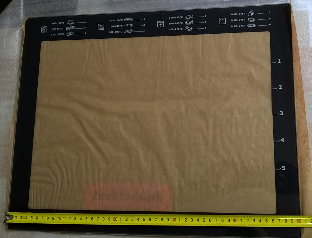 Внутреннее стекло духовки Electrolux 3876286018  зам.3872544014/3876878012/3872541010