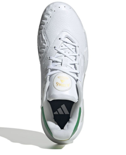 Теннисные кроссовки Adidas Barricade 13 M Leather - white/cloud white/cloud white