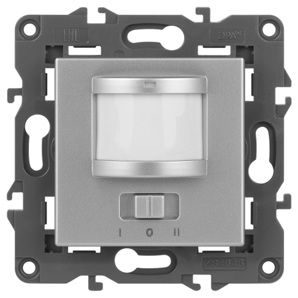 14-4103-03 ЭРА Датчик движения 2-проводной, 180-240В, 200Вт, IP20, Эра Elegance, алюминий