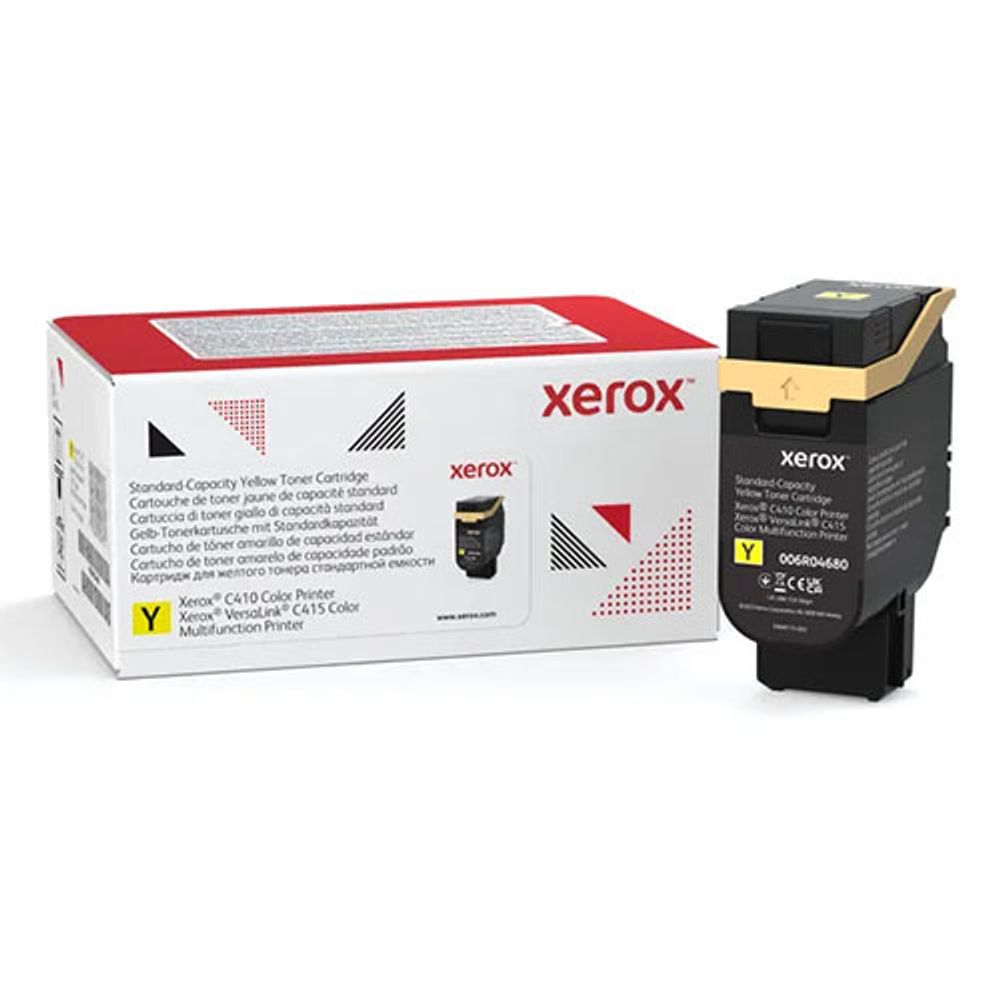 Тонер картридж Xerox C410, VersaLink C415MFP желтый, стандартный (006r04680)