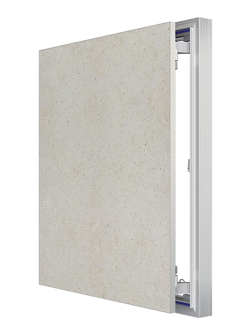 Люк ревизионный D Ceramo Optimum 500х600 скрыт.монтаж петля алюминий EVECS