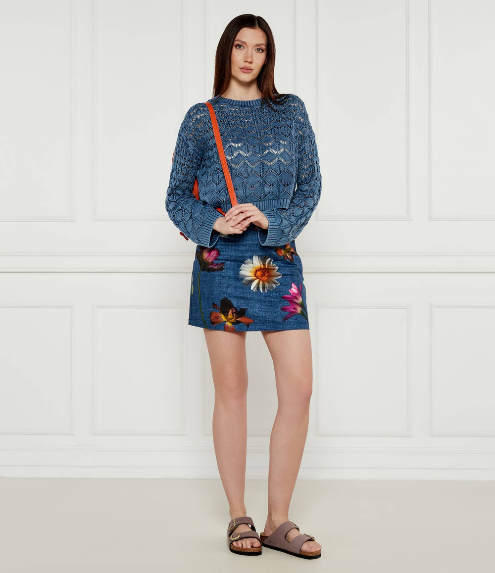 Свитер REINE Desigual - голубой(25SWJF15)